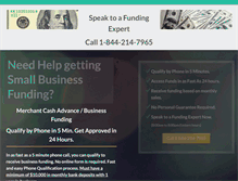 Tablet Screenshot of businessfunding24.com